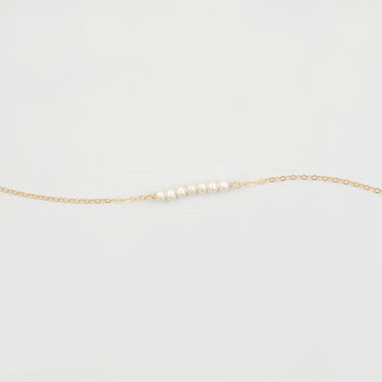 Freshwater Pearl Bar Bracelet, 5 of 12