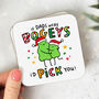 'If Dads Were Bogeys' Christmas Coaster, thumbnail 1 of 2