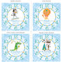 Personalised Wall Clock For Boys, thumbnail 7 of 7