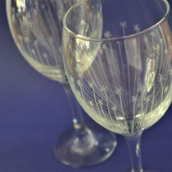 Hand Engraved Wine Glasses, 7 of 7