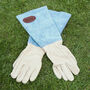 Personalised Pale Blue Gardening Gloves For Ladies, thumbnail 1 of 2