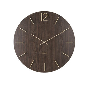 Dark Wood Wall Clock, 3 of 3