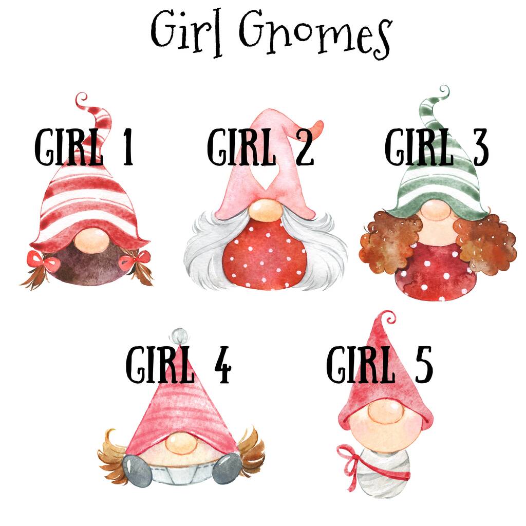 Personalised Family Gonk Blanket Throw For Christmas By DinkiBelle