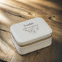 Personalised Botanical Travel Jewellery Box, thumbnail 1 of 5