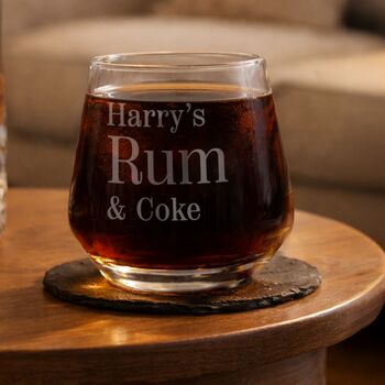 Personalised Name And Choice Of Drink Glass With Gift Box, 3 of 4