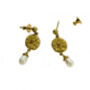 Gold Vermeil Plated Pearl Drop Earrings, thumbnail 2 of 3