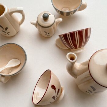 Ceramic Children's Tea Set, 2 of 4