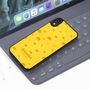 Personalised Yellow Cheese iPhone Case Cheese Gift, thumbnail 2 of 2