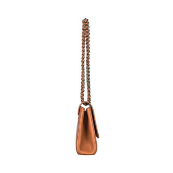 Women's Luxury Leather Chain Crossbody Handbag 'Perano', 6 of 12