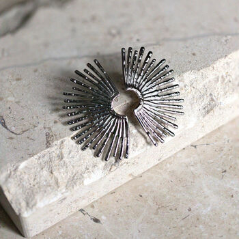 Sunray Earring In Gold/Silver, 3 of 5