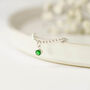 Sterling Silver May Birthstone Bracelet, thumbnail 3 of 9
