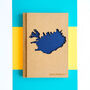 Handcrafted Iceland Map Travel Notebook, thumbnail 2 of 6