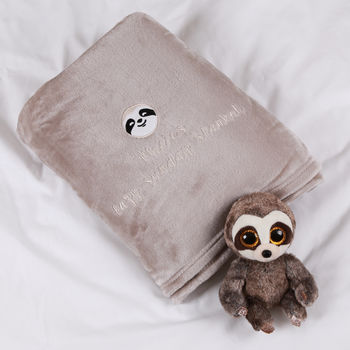 Ultra Soft Children's Personalised Animal Blanket, 2 of 7