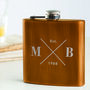 Personalised Engraved Hip Flask For Him, thumbnail 1 of 3
