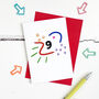 Doodle 9th Birthday Acrylic Age Card, thumbnail 1 of 2