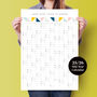 Academic Geometric 2025 2026 Calendar, thumbnail 1 of 3