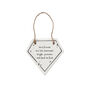 Send With Love 'Best Friends..' Diamond Ceramic Hanger, thumbnail 2 of 3
