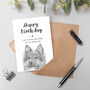 German Shepherd Birthday Card, thumbnail 1 of 5