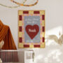 Personalised New Baby Heart Print, thumbnail 2 of 11