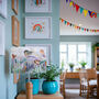 Mermaid Lampshade – Ocean Nursery Decor, thumbnail 4 of 5