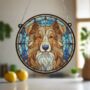 Nova Scotia Duck Tolling Retriever Stained Glass Effect Suncatcher, thumbnail 5 of 6