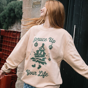 Spruce Up Your Life Women's Christmas Jumper, 2 of 4