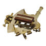 Brass Sextant With Wooden Box, thumbnail 4 of 9