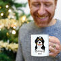Fathers Day Illustrated Personalised Mug Dog Dads Gift, thumbnail 3 of 11