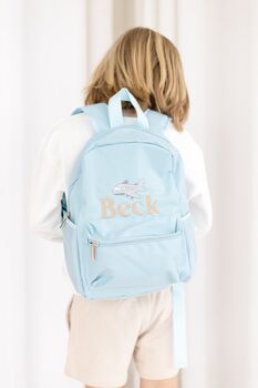Child's Personalised Embroidered Bear Rucksack Perfect For Nursery, 3 of 3