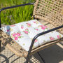 Helmsley Blush Floral Padded Seat Cushions, thumbnail 3 of 5