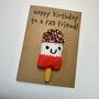 Personalised Fab Lolly Crochet Birthday Card Handmade, thumbnail 1 of 10