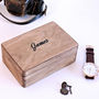 Carved Personalised Wooden Anniversary Box, thumbnail 1 of 6