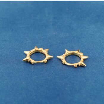 Gold Spike Hoops, 7 of 8