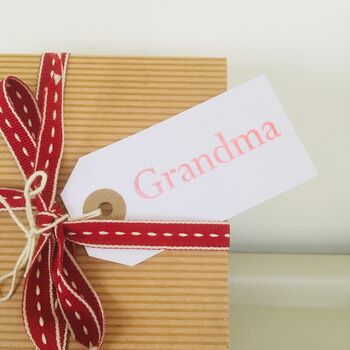 Personalised Family Gift Tag ~ Sister, Niece, Grandma…, 7 of 7
