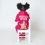 Gold Sequin Star Personalised Onesie, thumbnail 1 of 7