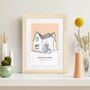 Personalised Home Portrait Sketch Print, thumbnail 1 of 12