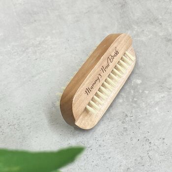 Personalised Wooden Nail Brush, 3 of 3