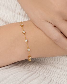 Moissanite Bracelet, 7 of 12