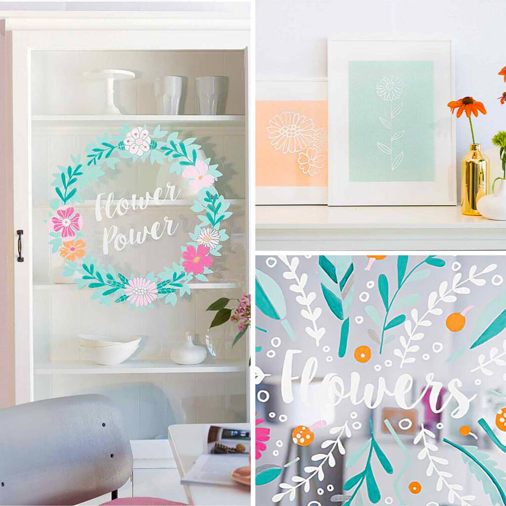 Floral Window Chalk Art Kit By Artful Kids