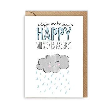 Friendship Card 'You Make Me Happy', 2 of 3