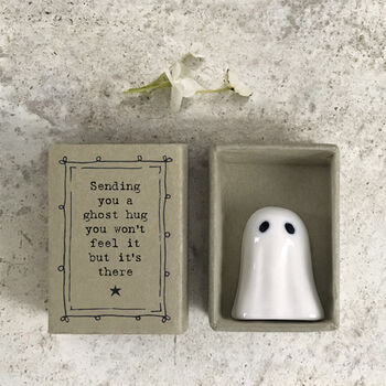 Mini Matchbox Sending You A Ghost Hug Keepsake Gift, 3 of 3