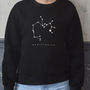 Personalised Silver Foiled Star Sign Jumper, thumbnail 2 of 4