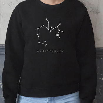 Personalised Silver Foiled Star Sign Jumper, 2 of 4