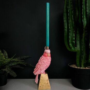 Parrot Candle Holder Pink, 4 of 4