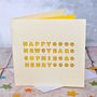 Personalised Happy New Year Laser Cut Card, thumbnail 1 of 2