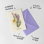 Thank You Floral Card, Thoughtful Card, thumbnail 3 of 4