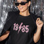 Personalised Year Of Birth Rock Birthday T Shirt, thumbnail 3 of 4