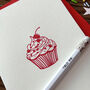 'Cherry Cupcake' Letterpress Card, thumbnail 4 of 6