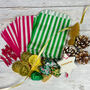 Fill Your Own Advent Stripy Bags, Stickers And Sweets, thumbnail 3 of 7
