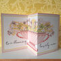 'Blooming Lovely' Three Panel Fold Out Card, thumbnail 1 of 4